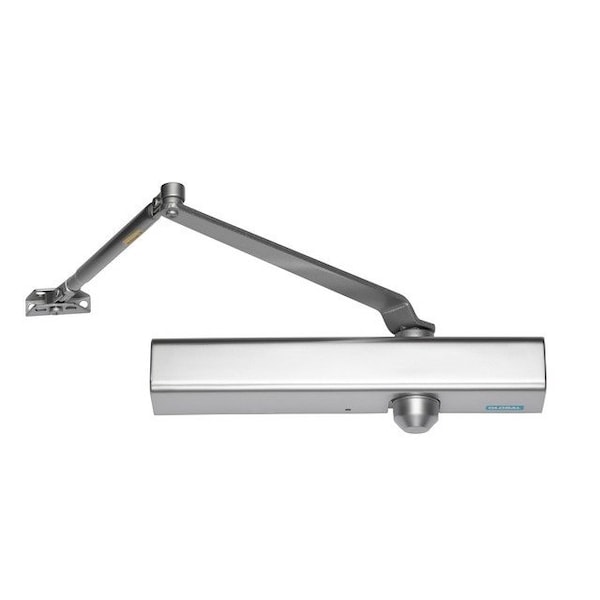 Global Door Controls Commercial ADA Grade 1 Slim Line Door Closer in Aluminum - Sizes 1-4 - TC411-AL