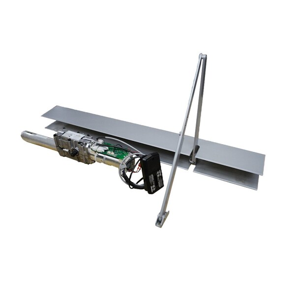 Norton Door Controls 6331689 Push Side Slide Track Arm Operator with 37-3/8" Cover Aluminum - 6331689