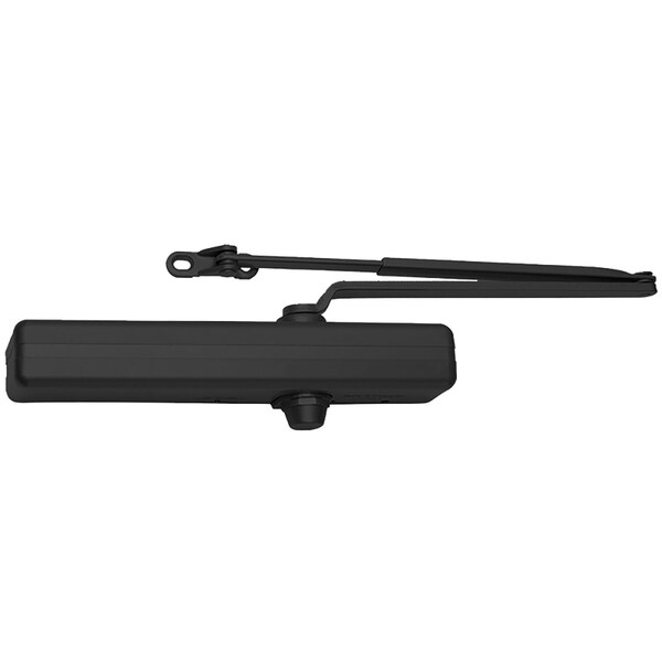 Lcn Surf Closer, Reg Arm, Tri Mount, SPBLK, Slim Cover, DA - 1461-REG BLACK DEL