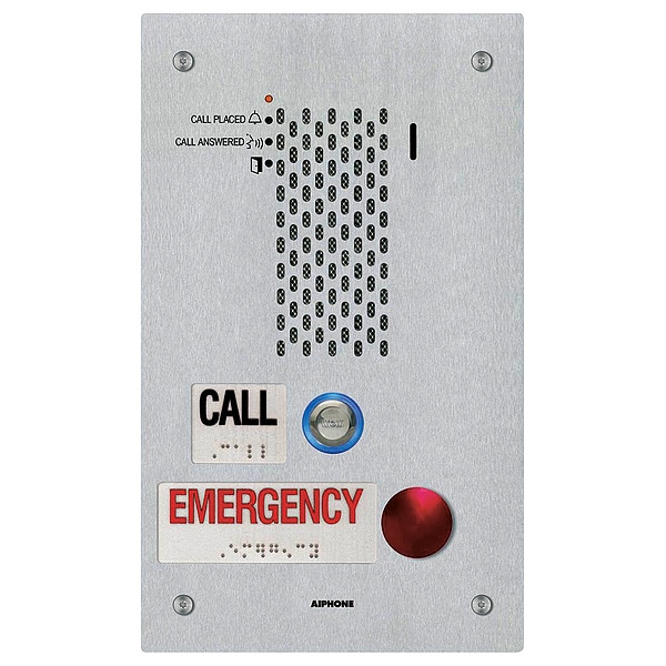 Aiphone Call Entrance Station, 11-11/16" H - IX-SSA-2RA