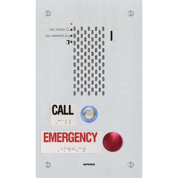 Aiphone Call Entrance Station, 11-11/16" H - IX-SSA-2RA