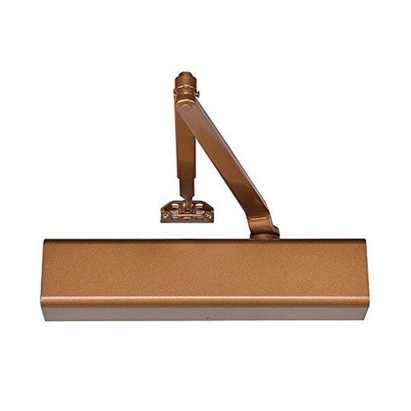 Norton Door Controls 8501691 Adjustable Surface Mount Door Closer with Full Cover and Sex Nuts Light Bronze - 8501691