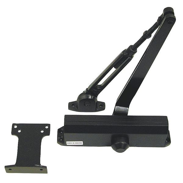 Falcon Manual, Hydraulic, SC60 Series Surface Closers, Door Closer, Standard Duty Interior, Dark Bronze - SC61A HWPA DKB