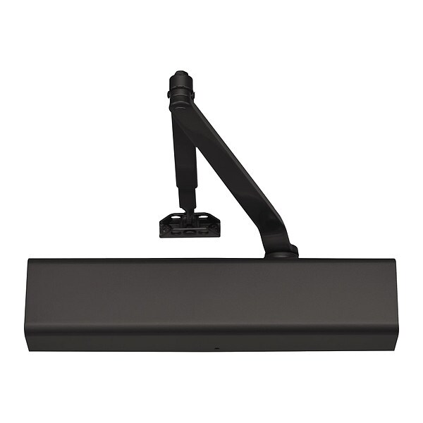 Norton Door Controls Manual, Hydraulic, Door Closer, Black - 8501 X BSP