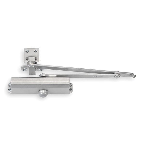 Norton Door Controls Manual, Hydraulic, Norton 1600, Door Closer, Heavy Duty Interior and Exterior, Gray - UNI1601 X 689