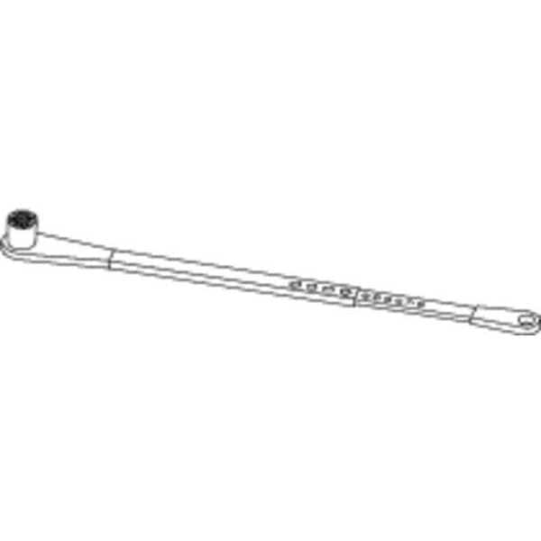 Lcn Arm, Aluminum, 9130 Series Electromechanical Benchmark Operators, Non Handed, VARIES - 9130-3077T ANCLR