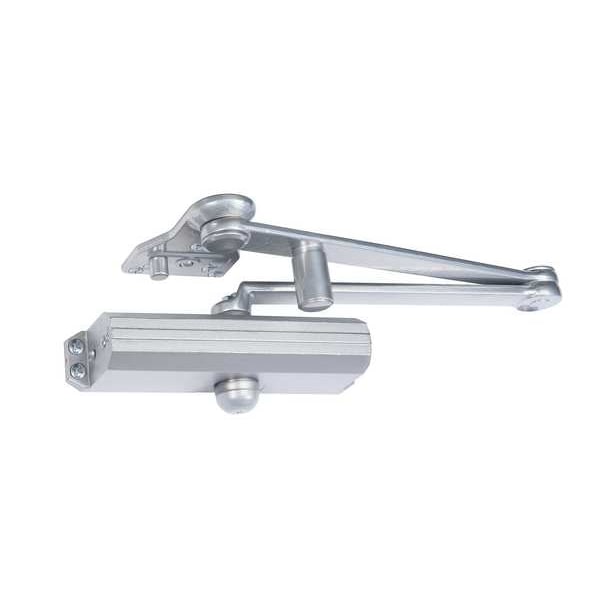 Norton Door Controls Manual, Hydraulic, Norton 1600, Door Closer, Heavy Duty Interior and Exterior, Gray - CLP1601-T X 689