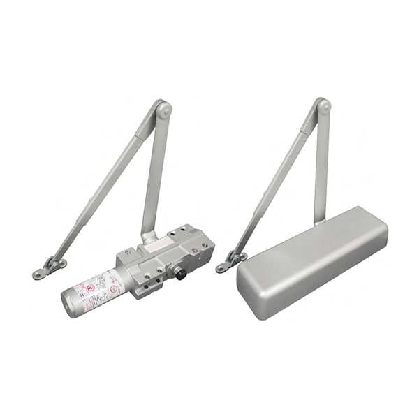 Inox Door Closer Grade 1 Standard Arm Full Cvr Aluminum - DC9016-AL