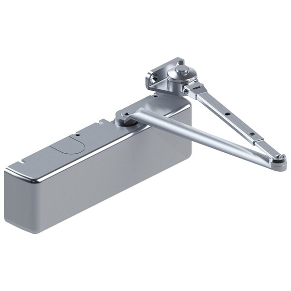 Hager Manual, Hydraulic, Hager Door Coordinators and Closers, Door Closer, Heavy Duty Aluminum - 5100-MLT HO ALM
