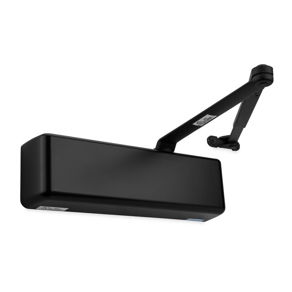 Global Door Controls Heavy Duty Commercial Door Closer in Black, Sizes 1-6 - TC4300-BLK