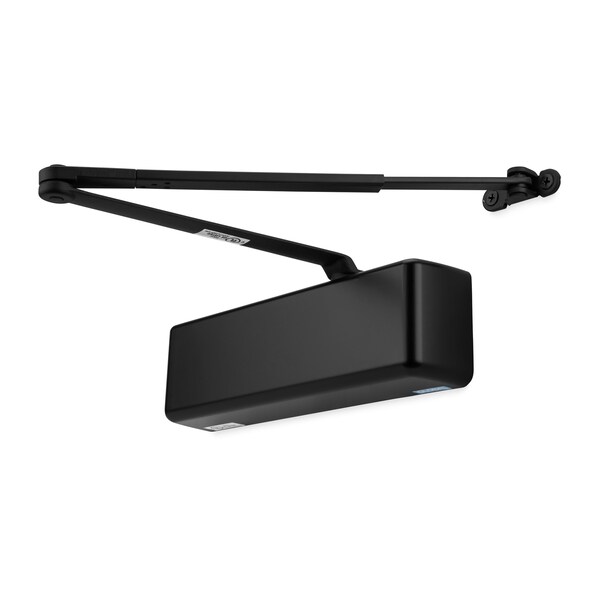 Global Door Controls Heavy Duty Commercial Door Closer in Black, Sizes 1-6 - TC4300-BLK
