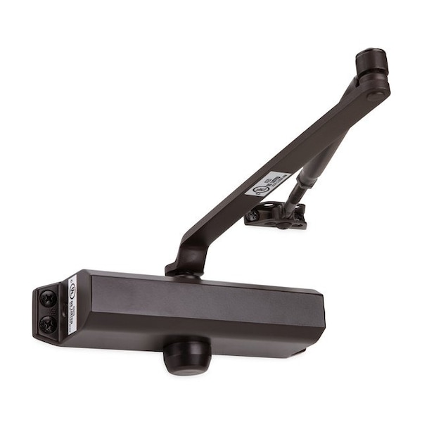 Global Door Controls Commercial Grade 3 Door Closer with Backcheck in Duronodic - Size 3 - TC2203-BC-DU