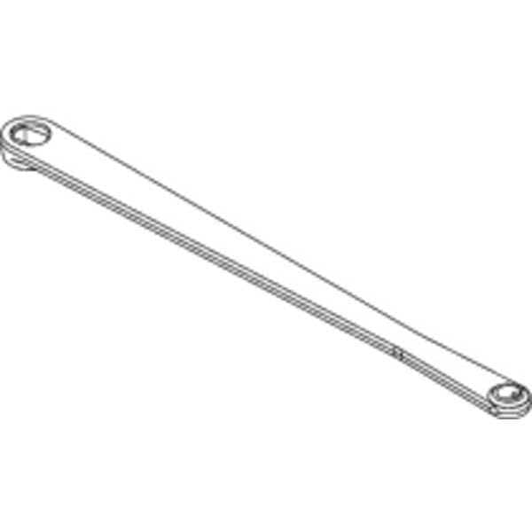 Lcn Standard Arm, Aluminum, 4110T Series Surface Mounted Closers, Matte Silver, VARIES - 4110T-3077 LH AL