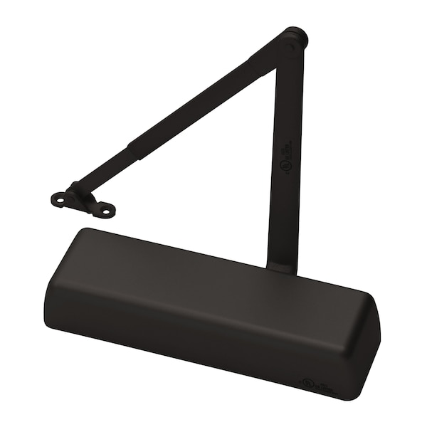 Yale Commercial Non Hold Open Tri Mount Door Closer 690 Painted Dark Bronze Finish - 5801690
