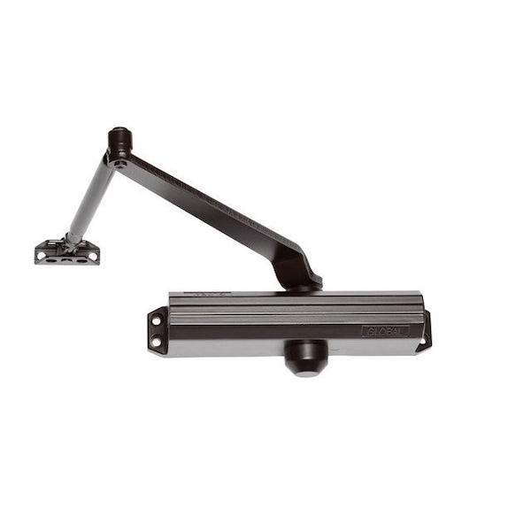 Global Door Controls Commercial Grade 1 Door Closer in Duronodic with Backcheck - Size 3 - TC203-BC-DU
