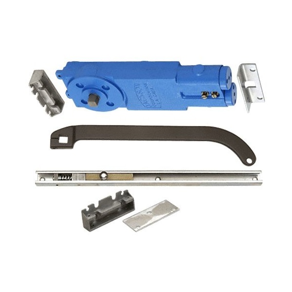 Jackson Adjustable Spring Power Multi Size 105DegNo Hold Open Overhead Concealed Closer W/ S Offset Slide - 21201S31317
