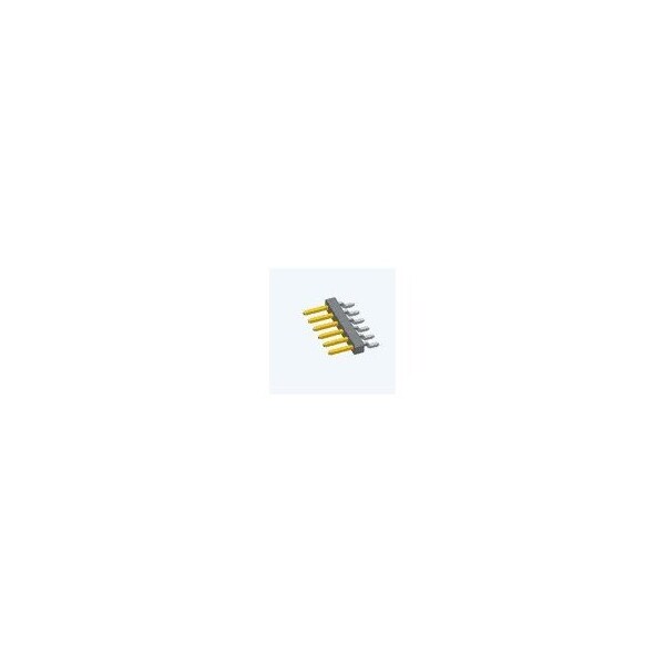 Fci Board Connector, 9 Contact(S), 1 Row(S), Male, Right Angle, 0.079 Inch Pitch, Surface Mount - 10112684-G03-09ULF