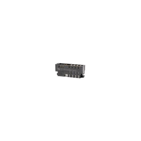 Fci Board Connector, 6 Contact(S), Male, Right Angle, Solder Terminal, Locking - 10106124-6000004LF