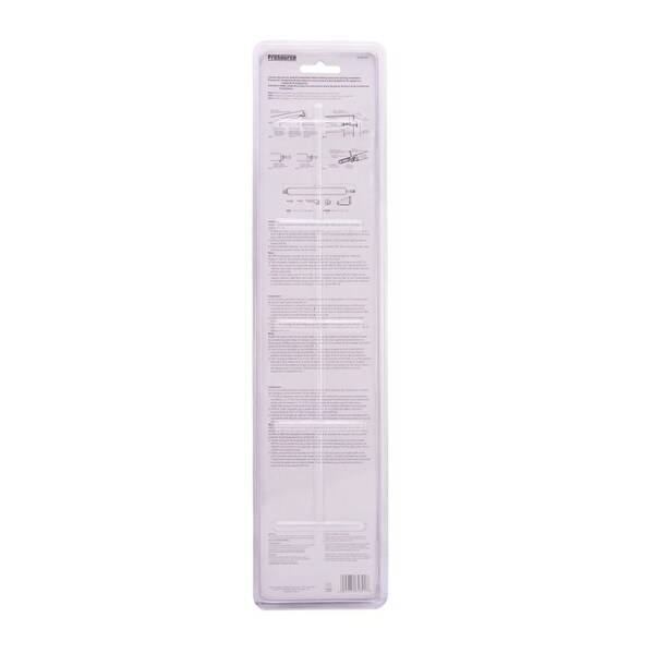 Prosource Door Closer, 1-1/4 in Dia Rod, 16-1/2 in L, Aluminum Tube, 90 deg Opening, 65 lb - 16001-U-PS