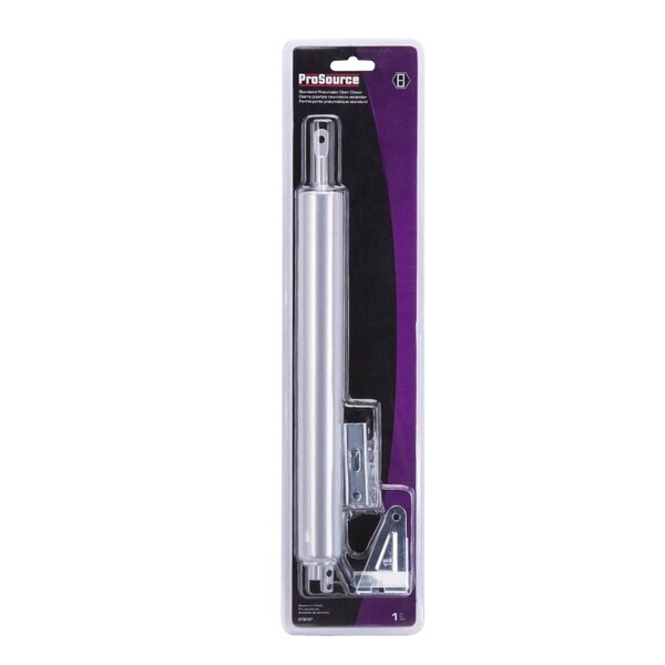 Prosource Door Closer, 1-1/4 in Dia Rod, 16-1/2 in L, Aluminum Tube, 90 deg Opening, 65 lb - 16001-U-PS