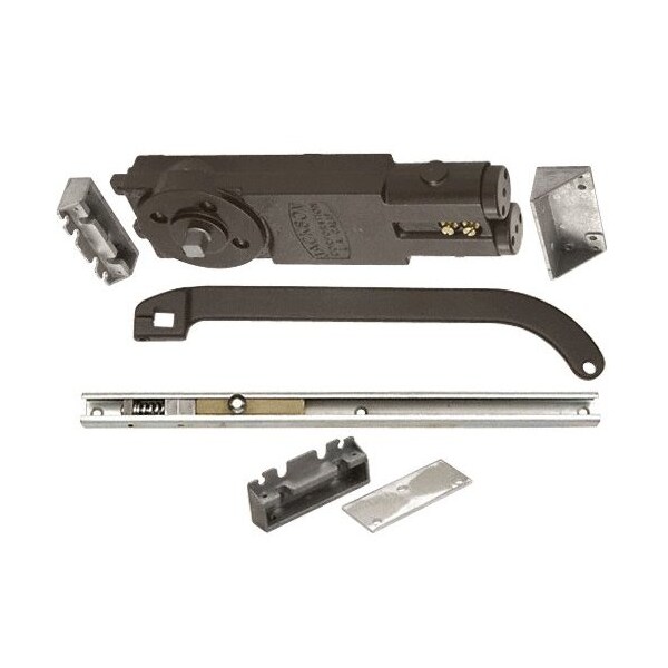 Jackson Regular Duty Spring 105DegHold Open Overhead Concealed Closer W/ 'U' Offset Slide-Arm Hardware Pack - 21201U31302