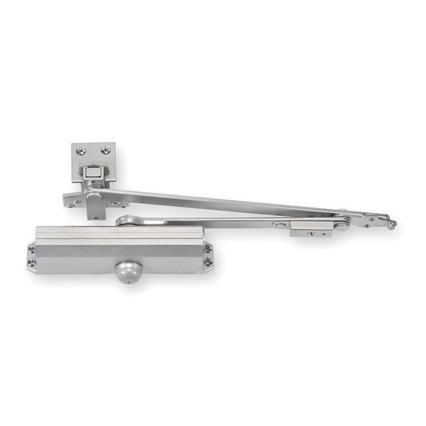 Norton Door Controls Manual, Hydraulic, Norton 1600, Door Closer, Heavy Duty Interior and Exterior, Gray - UNI1601H X 689