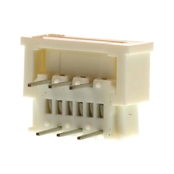 Molex Ffc & Fpc Connectors 6Ckt Ra Zif Top Cont Thru Hole - 39532064