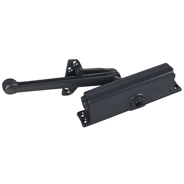 Lcn Surf Closer, CUSH Arm, Tri Mount, SPBLK, Less Cover - 1261-CUSH BLACK