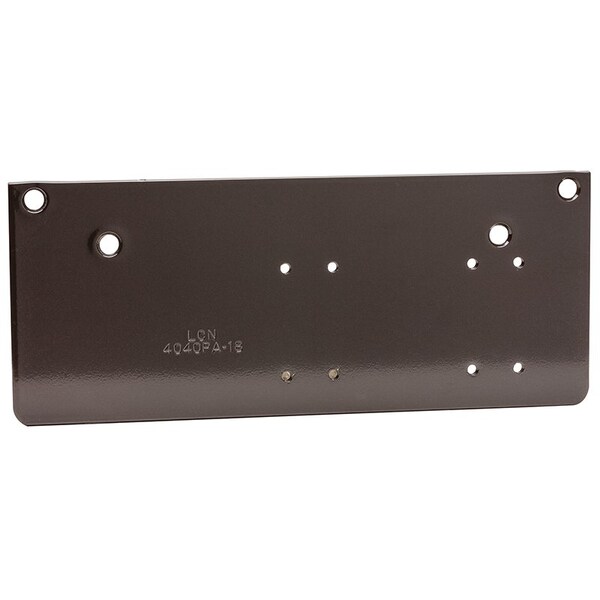 Lcn Drop Plate, Narrow Top Rail for PA Mounting, Black - 4040XP-18PA-BLACK