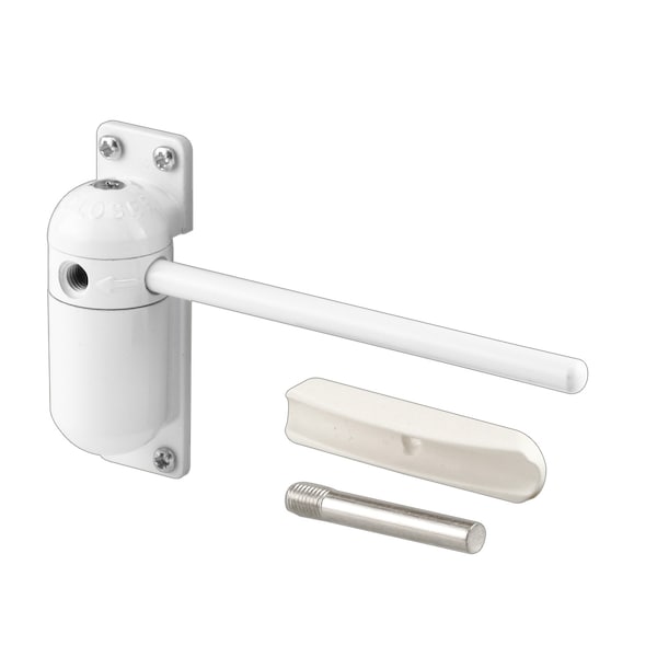 Prime-Line 58 Pound , Diecast, White, Spring Door Closer Single Pack - KC50HD