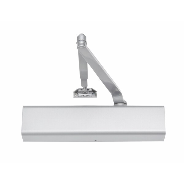Yale Commercial Tri Mount Adjustable Surface Mount Door Closer with Full Cover 689 Aluminum Finish - 3501689