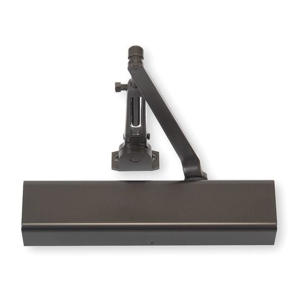 Norton Door Controls Manual, Hydraulic, Norton 8000, Door Closer, Heavy Duty Interior and Exterior, Dark Bronze - 8501H X 690