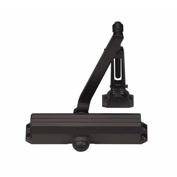 Norton Door Controls Manual, Hydraulic, Norton 1600, Door Closer, Heavy Duty Interior and Exterior, Dark Bronze - 1601H X 690