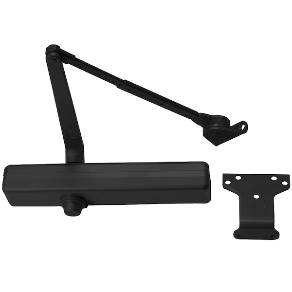Lcn Hold Open Arm w/62PA Shoe Door Closer, Black - 1461-HW/PA BLACK