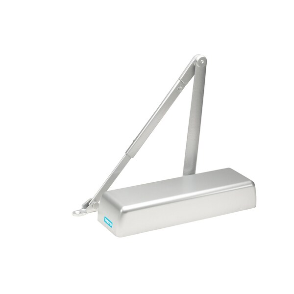 Global Door Controls Heavy Duty Commercial ADA Grade 1 Door Closer with Cush-N-Stop Arm in Aluminum - Sizes 1-6 - TC4300CNS-AL