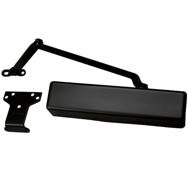 Lcn Manual, Hydraulic, 1460 Series Surface Mounted Closers, Door Closer, Medium Duty Black - 1461-RW/PA BLACK