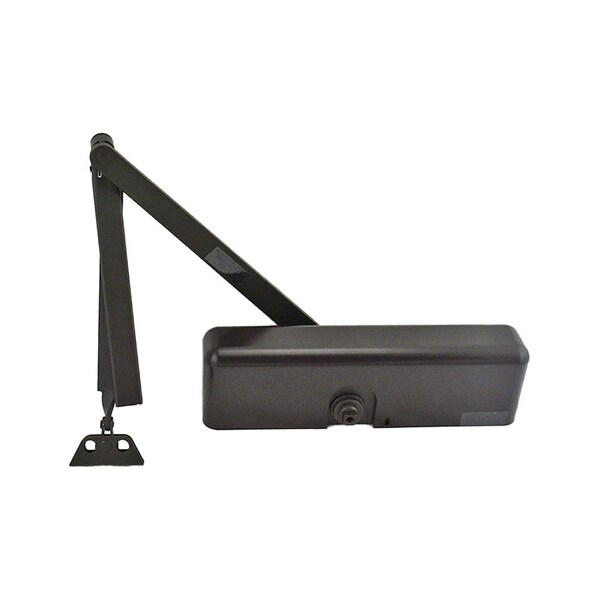 Yale Commercial Multi Size Non Hold Open Door Closer with Cover 690 Painted Dark Bronze Finish - 1101BFCOV690