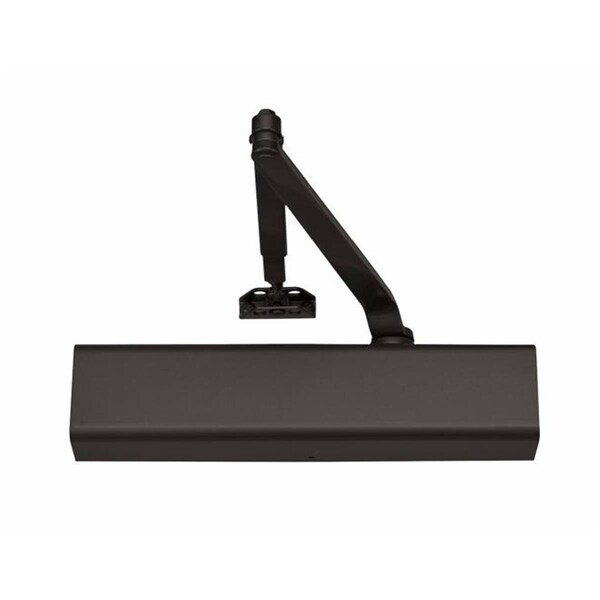 Pg Perfect Adjustable Surface Mount Door Closer with Full Cover & Sex Nuts, Dark Bronze - PG2063961