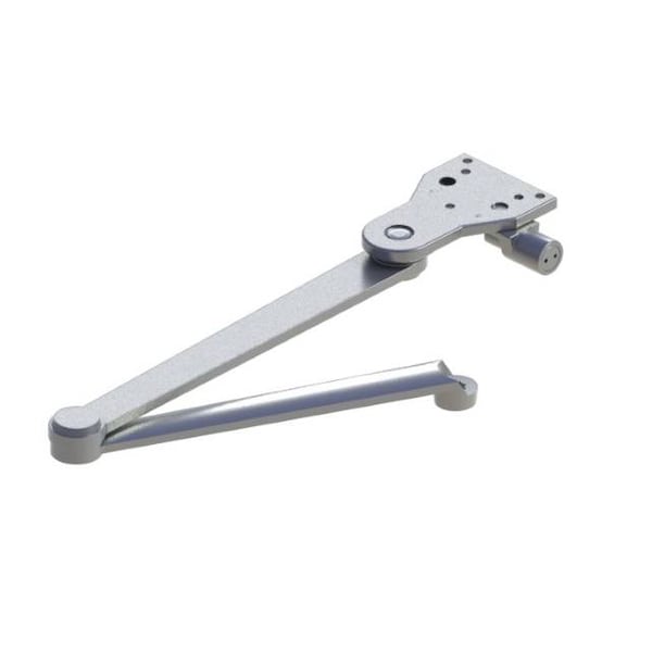Hager Closer Arm, Sprayed Aluminum, Non Handed, Extra Heavy Duty Cushion Stop Arm Type - 118349