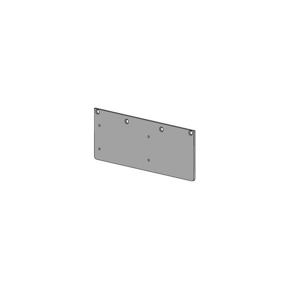 Falcon Narrow Top Rail Drop Plate for SC70 Series Door Closer, MTBK Matte Black - SC70A-18PA-MTBK