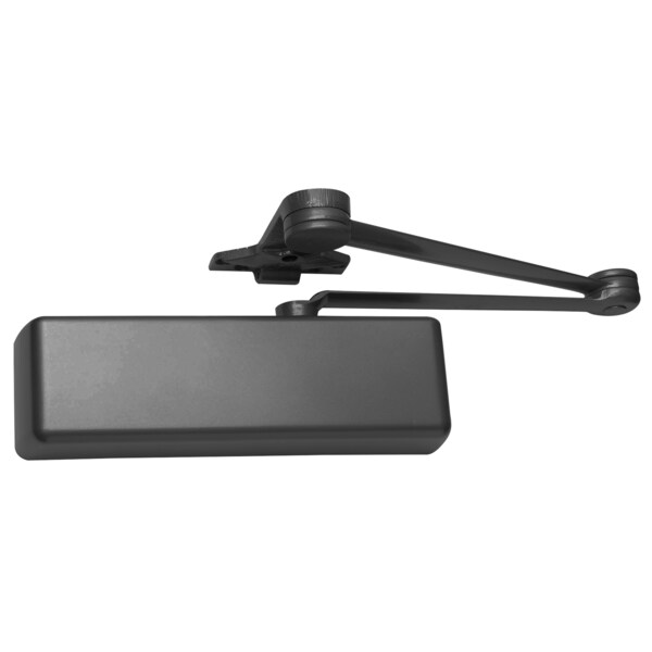 Lcn Manual, Hydraulic, 4110 Series Surface Mounted Closers, Surface Mounted Closer, Heavy Duty Black - 4111-CUSH LH BLACK