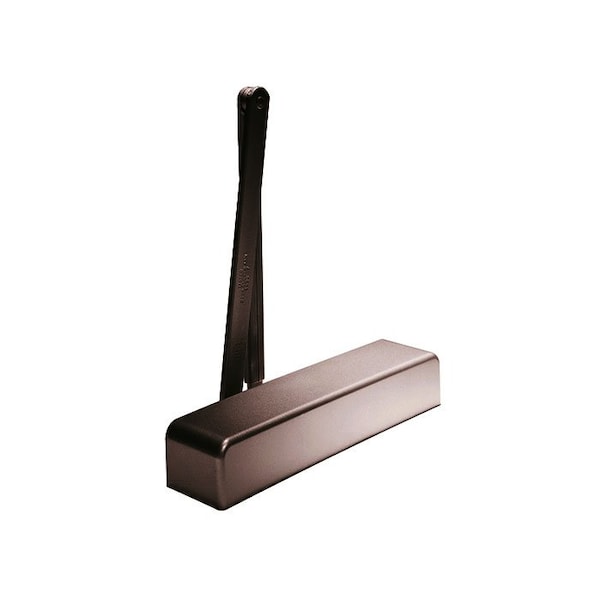 Dorma Door Closer, Dark Bronze Painted, Super Parallel Arm, Adjustable Size 1-6, Full Plastic Cover - 8916-SPA-FC-SN1-695