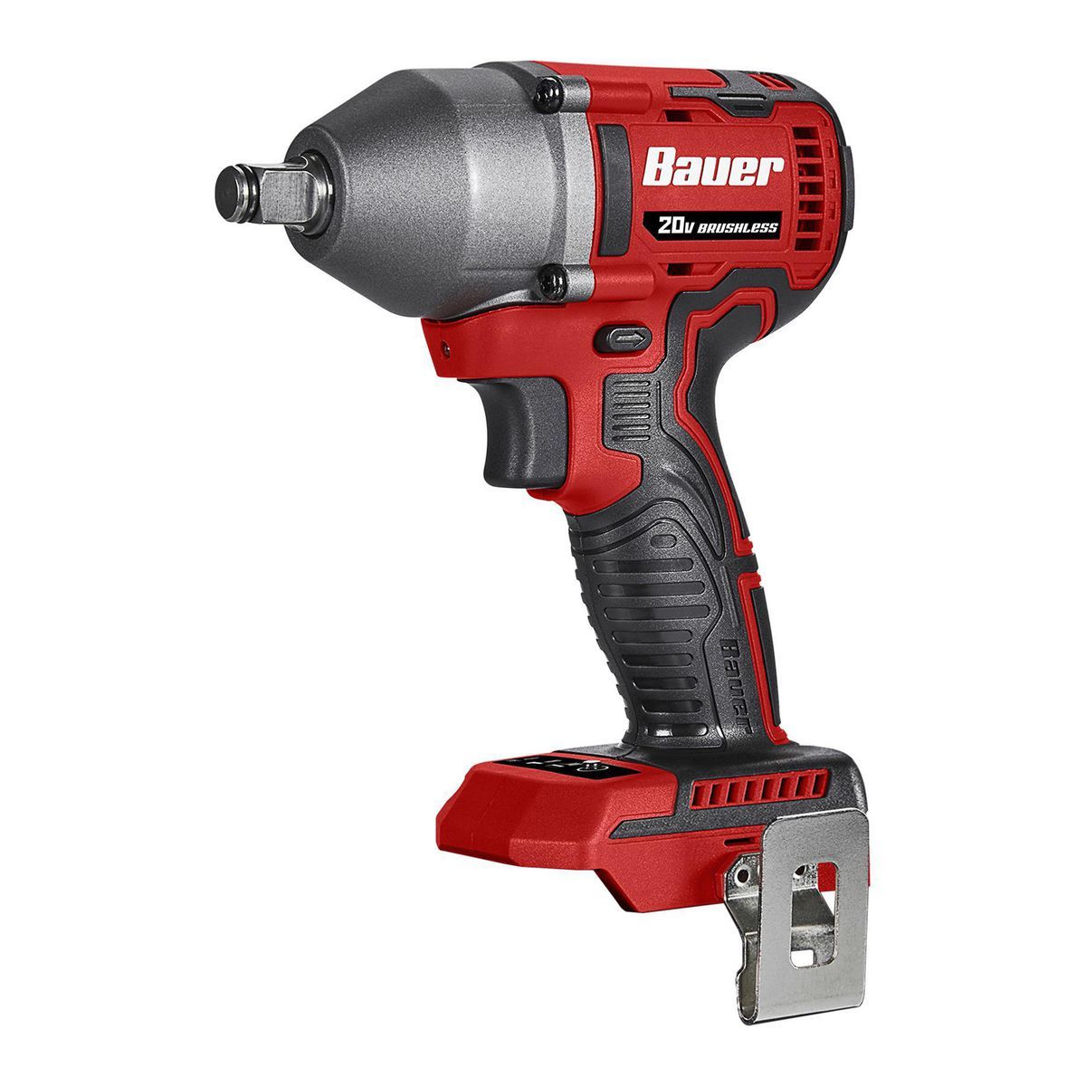 Llave de impacto inalámbrica Brushless de 20V Bauer de 1/2 pulgadas con 3 velocidades - Herramienta únicamente - 58637