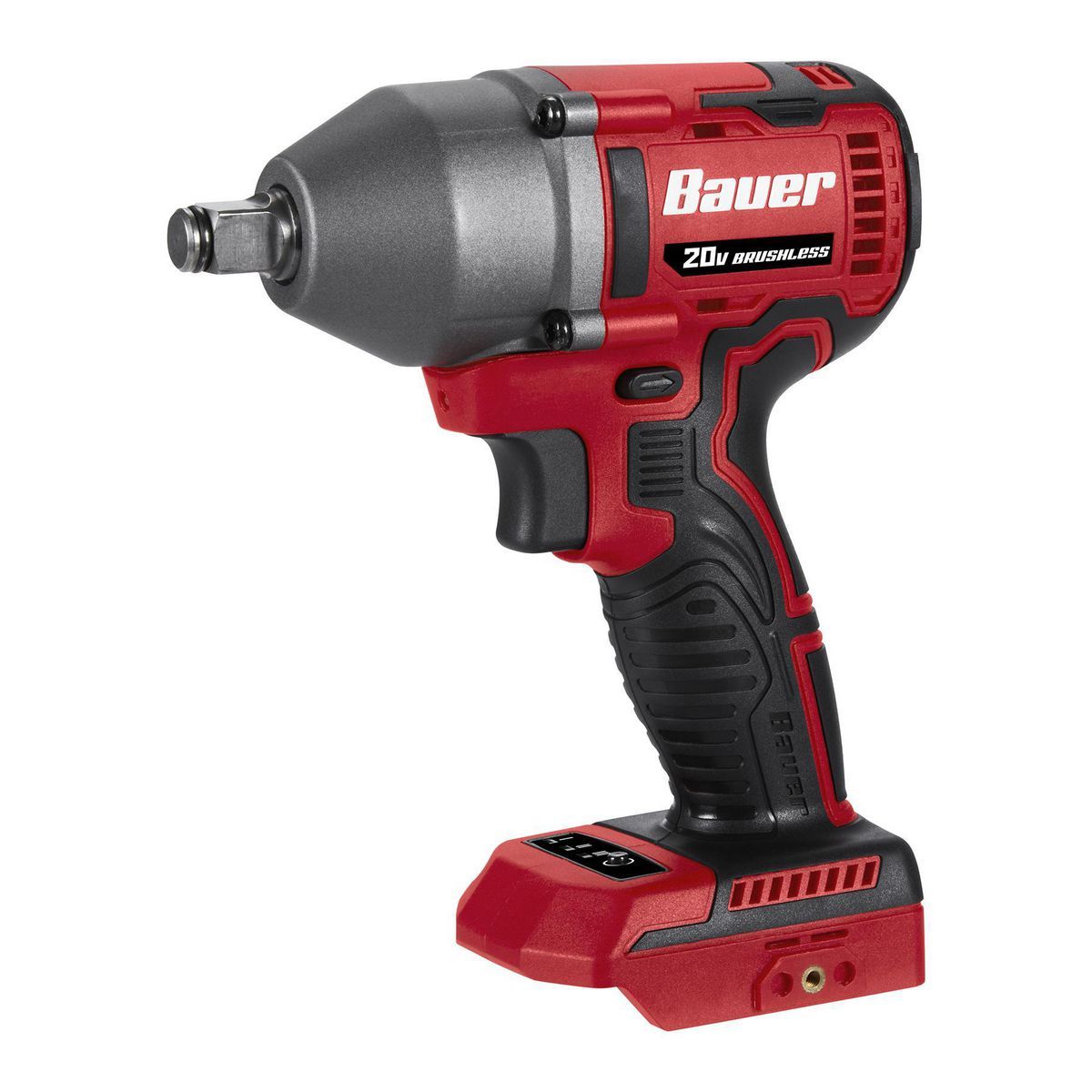 Llave de impacto inalámbrica Brushless de 20V Bauer de 1/2 pulgadas con 3 velocidades - Herramienta únicamente - 58637