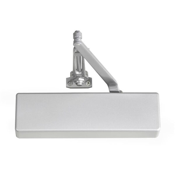 Pg Perfect Adjustable Hold Open Heavy Duty Surface Mount Door Closer with Sex Nuts, Aluminum - PG2001734