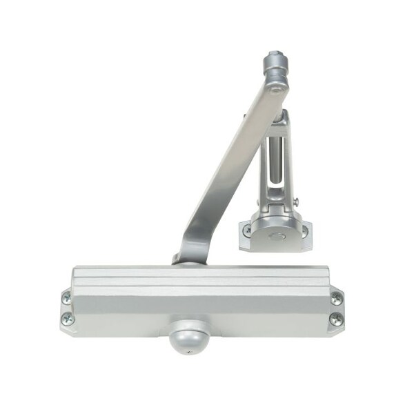 Norton Door Controls 1601H696 Adjustable Hold Open Medium Duty Surface Mounted Door Closer with Sex Nuts Gold - 1601H696