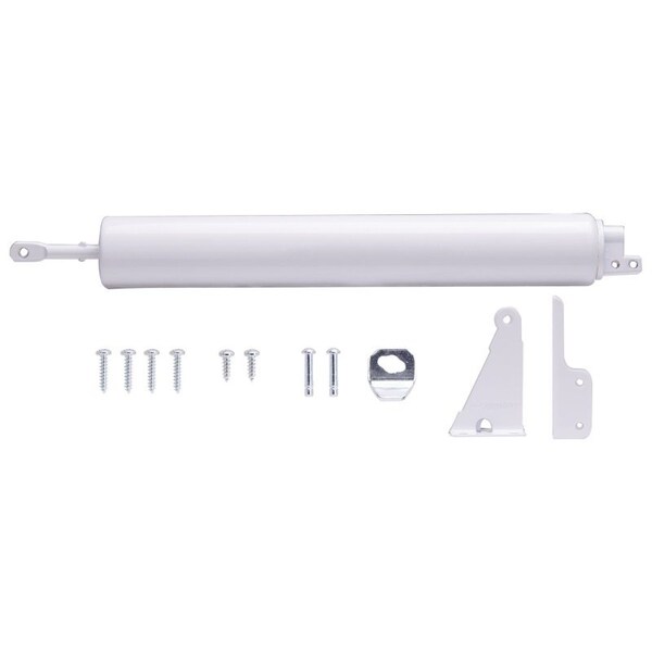 Prosource Door Closer, 1-1/2 in Dia Rod, 17-1/2 in L, Aluminum Tube, 90 deg Opening, 99 lb - 16027-UW-PS