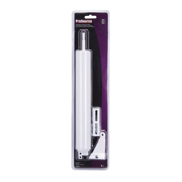 Prosource Door Closer, 1-1/2 in Dia Rod, 17-1/2 in L, Aluminum Tube, 90 deg Opening, 99 lb - 16027-UW-PS