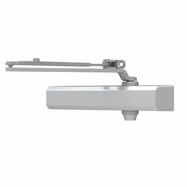 Lcn Parallel Arm Adjustable Surface Mounted Tri Pack Door Closer with Thru Bolts 689 Aluminum Finish - 1450RWPAAL