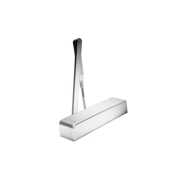 Dorma Stainless, Adjustable Size 1-6, Round form Arm Non-Hold Open Arm, Tri-Pack, Full Metal Stainless - STA-8916-ARP-FMC-SN1-630